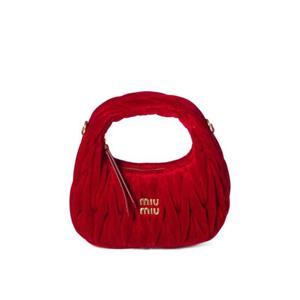 미우미우 미니 완더 레터링 로고 토트 백 5BP078VOON2EOM