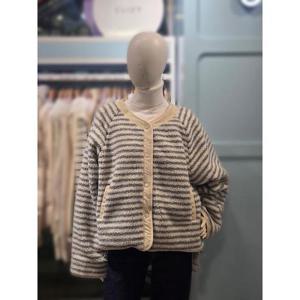 클리지 세이브존03 클리지 단가라 후리스자켓 AGCP8WJK20A