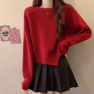 [올리비에스클로젯] 언발란스 크롭 니트_O2511KN064D