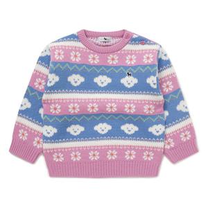 [블루독베이비]VI)스노우도기패턴스웨터 45C14-300-02