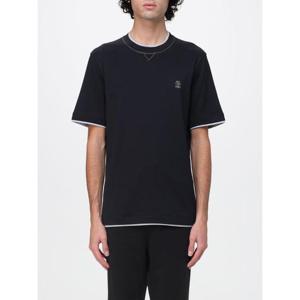 브루넬로 쿠치넬리 반팔 티셔츠 M0B137451GCGB88 BLACK DOM