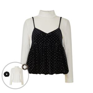 [포커스][3SET]벨벳 뷔스티에+티셔츠+스크런치 PBBF5W3BL5081