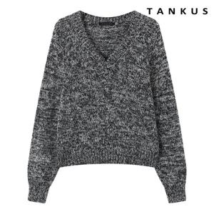 [탱커스]보카시 브이넥 데일리 긴팔 니트 (TX4KP022L0)