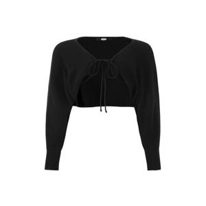 듀엘 볼륨 슬리브 볼레로 가디건 D251KSL013