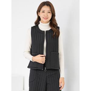 [모슬린]엄마옷 2온스 누비 조끼 511FGH035 마담/중년여성/빅사