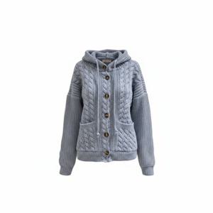 [에이비에프지]니트 후드 가디건 ADZ4HY43K