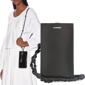 질샌더 Tangle 탱글 폰 케이스 블랙 실버로고 JSPR840098