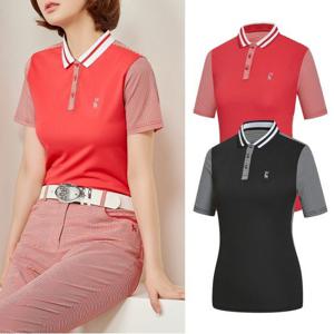 비티알 BTR 여성 골프웨어 여름 반팔 카라 티셔츠