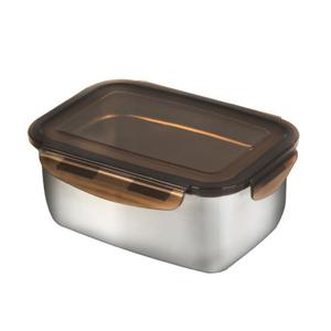 퀸센스 에리카 반찬통 스텐레스 밀폐용기 직사각 500ml