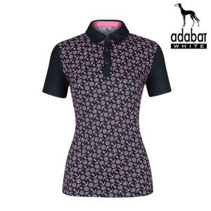 아다바트화이트 여성 반팔카라티 A8M-WTS263 블랙