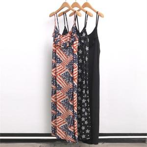 [강물처럼]빅사이즈사랑해요 5968L105 쿨 패턴 나시 원피스 MN (