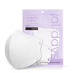 에어데이즈 KF94 더뉴 플러스 마스크 대형 화이트 10매 특대형