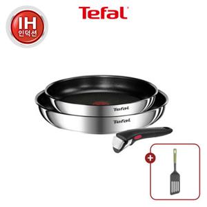 테팔 매직핸즈 인덕션 스테인리스스틸 뉴이모션 트라이미 3P+에센셜긴뒤집개증정