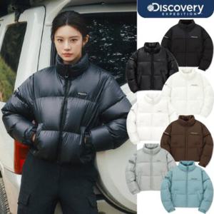 [백화점]디스커버리 [택가 279,000원] 24FW 겨울 이월/할인 고윤정착용 여성 반슬리 크롭 고프코어 다운 패딩/다운/보온성/하이넥 DWDJ8D046