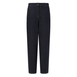 닥스 여성 24FW 기모배기핏 네이비 스티치 뒷밴딩 데님 팬츠 DLPA4D007N3