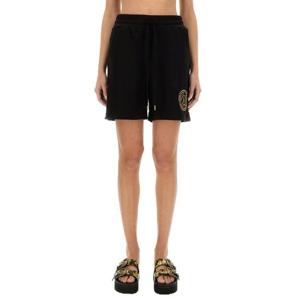 베르사체 진스 꾸뛰르   여성 반바지 SS25 78HADT00CF01TG89 5620098 BLACK