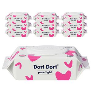 도리도리 퓨어라이트 물티슈 100매 10팩
