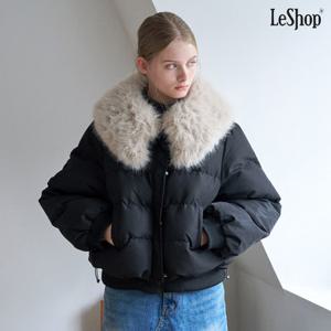 [백화점]르샵 퍼 탈부착 포인트 스트링 패딩 점퍼 (DP4JJ016A)