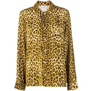 25 FW 포르테포르테 레오파드 프린트 벨벳 셔츠 11101MYSHIRT TP432165763