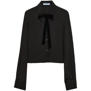 25 FW 프라다 보우 디테일 셔츠 P473FCSOOO14KG TP433477594