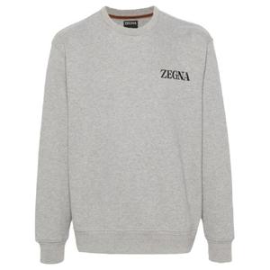 25 FW Zegna 러버라이즈 로고 스웨트셔츠 UE522A8E872 TP432495057