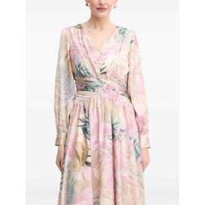 25 FW 게스 플로럴 프린트 V넥 드레스 W5PK1UWD8G2 TP441664368