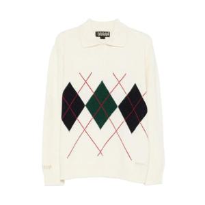 25 FW 바라쿠타 아가일 니트 스웨터 BRMAG0197UF0614 TP443675009