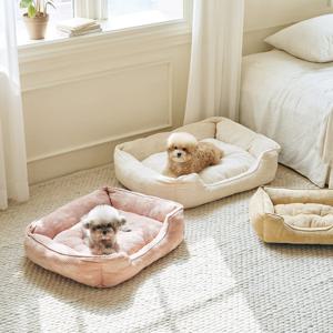 울리 허니콤 방석 S 3colors / 극세사원단 강아지방석