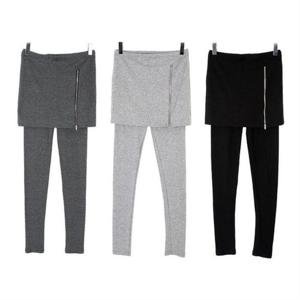 [강물처럼]빅사이즈사랑해요 7153L209 세로지퍼 H치마 레깅스 DK