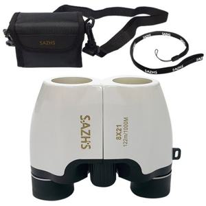사츠 미니 망원경 8X21 + 전용가방 + 넥스트랩 오페라글라스 콘서트 뮤지컬 쌍안경 고렌지 공연 관람 소형 탐조
