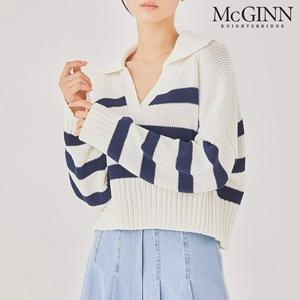 스트라이프 크롭 니트_MI3S1KT2110