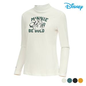 [디즈니골프]여성 이너 하프넥 반목폴라 기모 베이스 레이어 티셔츠 DN3LTS080