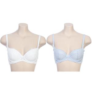 [바바라(언더웨어)]3/4컵 부드러운 레이스 부직포 브래지어 ABR4428