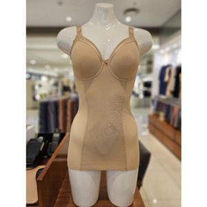 [와코루] AB컵 뱃살속 미듐타입 몰드컵 와이어 바디쉐이퍼  올인원 (WBT103MB-SK)