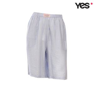 [예스]스트라이프 블루 레이온 남성 이지웨어 하의 YSMEA452