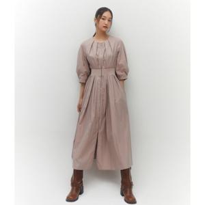 [랩]허리밴딩 포인트 롱원피스(AQ3WO862)