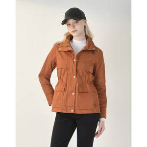 닥스 골프 여성 24FW PREMIUM 딥 오렌지 시그니처 사파리 점퍼 DNJU4C651O3