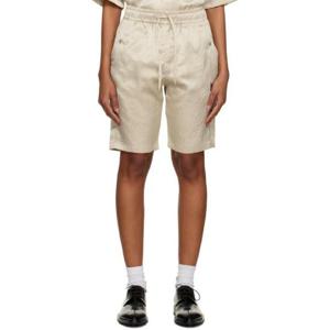 25 FW 니들스 여성 베이지 스트링 카우보이 쇼츠 231821F088004