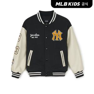 [택가219,000원][MLB키즈]스포티브 와펜 바시티 패딩점퍼 NY (Black)7AJPV0151-50BKS