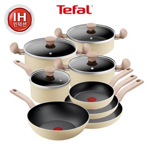테팔 인덕션 데이지 팬냄비 8종 풀세트(편수18+양수20/24+전골24+팬20/24/28+웍28)
