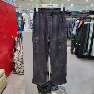 에어워크주니어 sh06 데님프린트340 카고 세미와이드핏 팬츠 A251B3507B