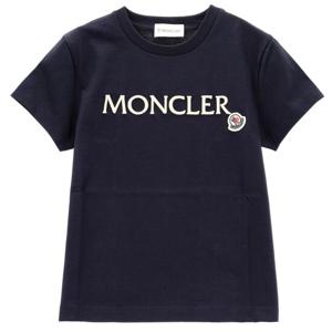 25SS 몽클레어 키즈 로고 자수 반팔 티셔츠 8C00013 89AT9 778-K