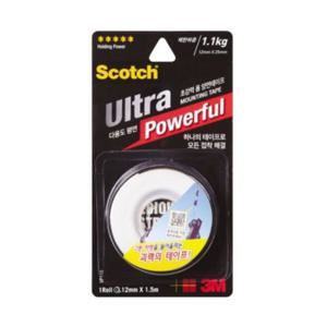3M 스카치 초강력 다용도 폼 양면테이프 UP115 초강력폼양면테이프 양면폼테이프 폼양면테이프 양면테잎 양