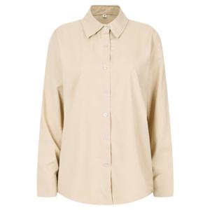 샵앤) 여성 링클프리 카라넥 정장 긴팔 블라우스 INT-WBL-20547-베이지