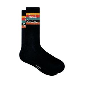 [PAUL SMITH] 라프리마 남성 칼치니 콜란트 코튼 stiped 양말 M1A380CIN117 79 블랙 /9