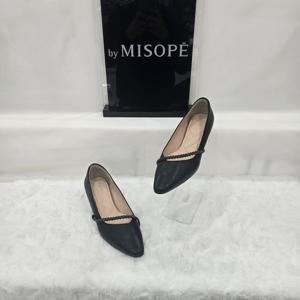 [미소페]By미소페 여성 보석 스트랩 로우 힐 112HH331SY002 BLAC