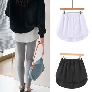 샵앤) 여성 이너 레이어드 밑단 페이크 셔츠 스커트 WON-WSK-WFG7J6Q