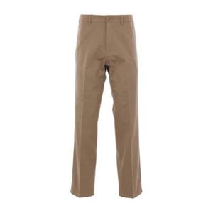 프라다 브라운 스트레이트 치노 팬츠 UP036817CB F0572 F0572