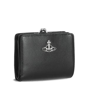 [비비안웨스트우드] ORB 로고 5115002YW L001N N401 비비안 웨스트우드 사피아노 가죽 프레임 포켓 반지갑