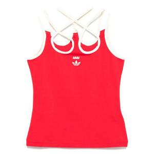 Adidas X Avavav 민소매 티셔츠 JP4856 RED